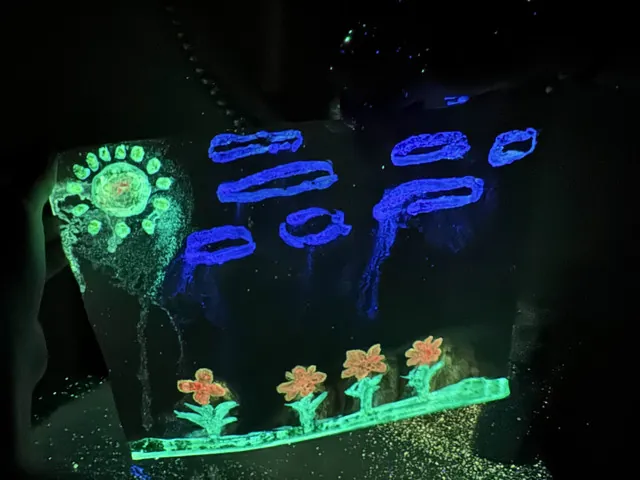 Glow-in-the-dark chemistry workshop